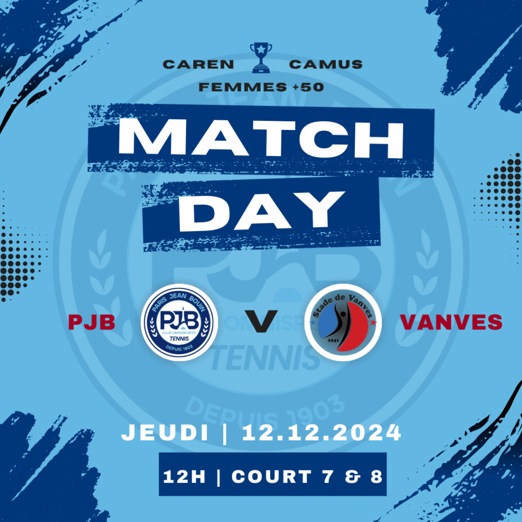 PJB TENNIS // Coupe Caren - Camus